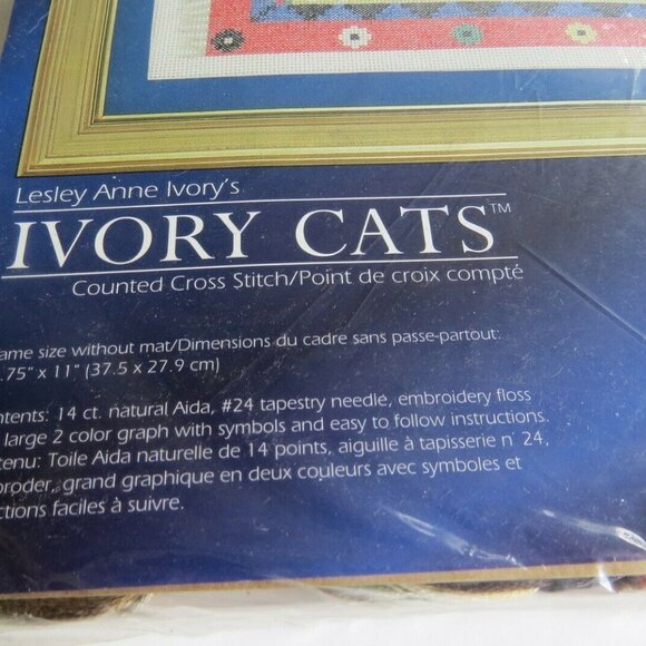 Counted Cross Stitch Kit by Ivory Cats Gemma - Picture 5 of 7